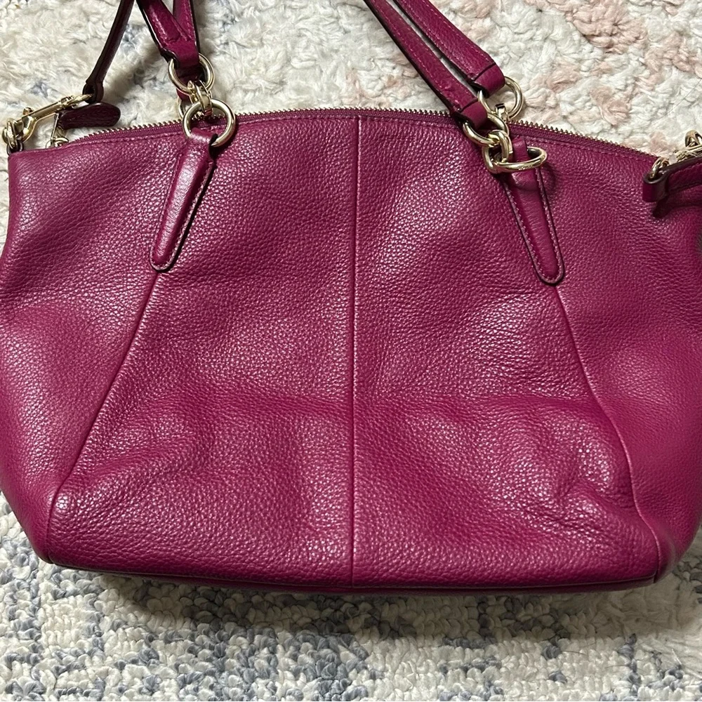 Coach F36675 Pebble Leather Small Kelsey Satchel - Picture 2 of 5